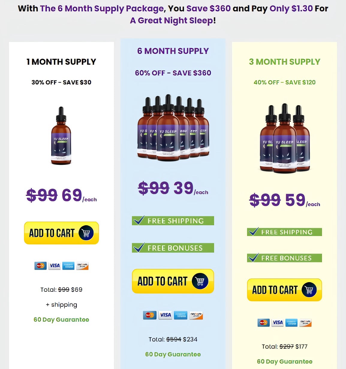 yusleep-pricing